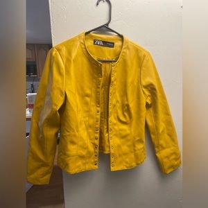 Mustard Zara jacket